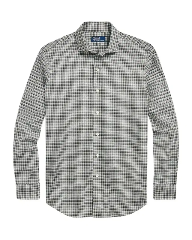Polo Ralph Lauren Men 's Classic Plaid Twill Sport Shirt