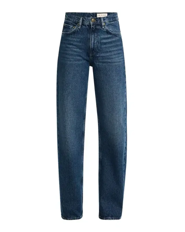 Shea High-Rise Relaxed Straight Jeans
