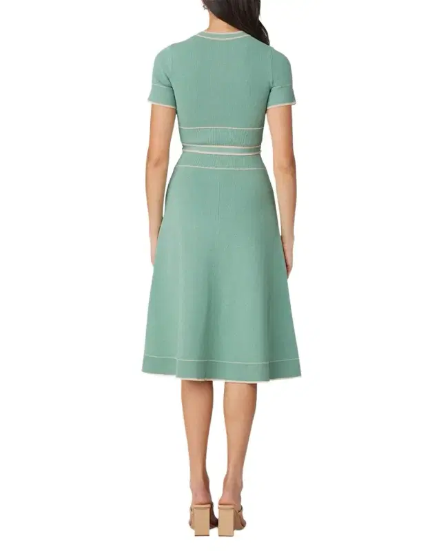 Addison Ribbed A-Line Midi Dress