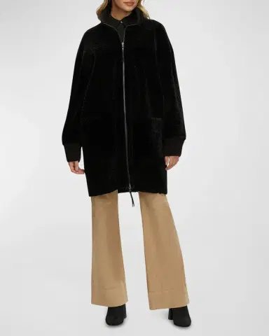 Gorski Reversible Lamb Shearling Jacket | Thumbnail 2 Gorski Reversible Lamb Shearling Jacket | Thumbnail 2
