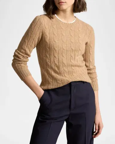 Polo Ralph Lauren Julianna Cable-Knit Cashmere Sweater | Thumbnail 4 Polo Ralph Lauren Julianna Cable-Knit Cashmere Sweater | Thumbnail 4