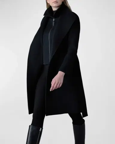 Mackage Norita Double-Face Belted Wool Coat | Thumbnail 7