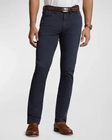 Polo Ralph Lauren Men's Sullivan Slim Knit-Like Chino Pants | Thumbnail 2 Polo Ralph Lauren Men's Sullivan Slim Knit-Like Chino Pants | Thumbnail 2