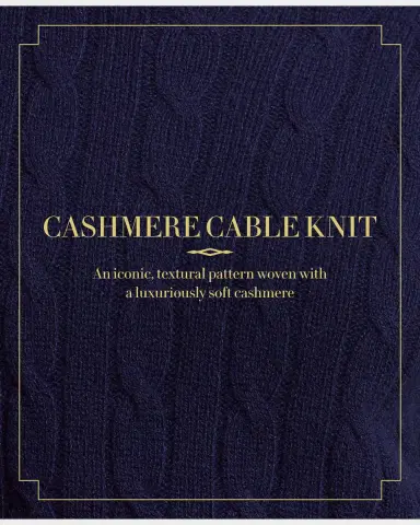 Polo Ralph Lauren Men's The Iconic Cable-Knit Cashmere Sweater | Thumbnail 5 Polo Ralph Lauren Men's The Iconic Cable-Knit Cashmere Sweater | Thumbnail 5