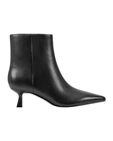 Marc Fisher LTD Kolton Leather Kitten Zip Booties | Thumbnail 1 Marc Fisher LTD Kolton Leather Kitten Zip Booties | Thumbnail 1
