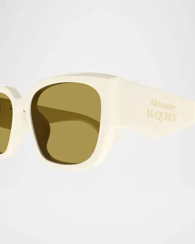 Alexander McQueen Rectangle Acetate Sunglasses | Thumbnail 2 Alexander McQueen Rectangle Acetate Sunglasses | Thumbnail 2