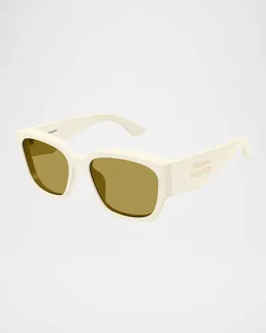 Alexander McQueen Rectangle Acetate Sunglasses | Thumbnail 3 Alexander McQueen Rectangle Acetate Sunglasses | Thumbnail 3