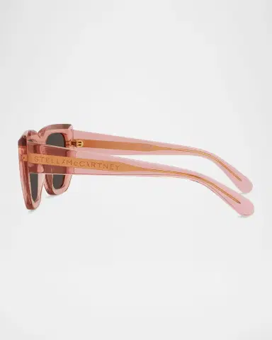 Stella McCartney Logo Plastic Cat-Eye Sunglasses | Thumbnail 4 Stella McCartney Logo Plastic Cat-Eye Sunglasses | Thumbnail 4