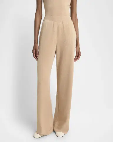 Loro Piana Cocooning Delicate Cashmere-Silk Trousers | Thumbnail 7