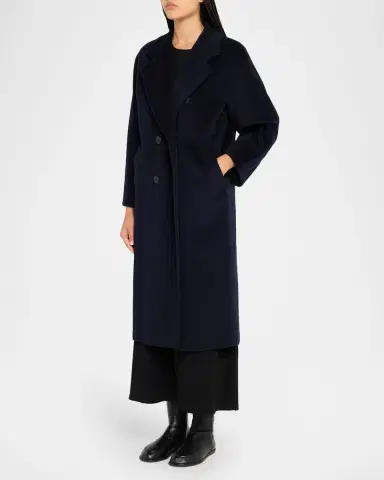 Max Mara Madame Belted Wool/Cashmere Coat | Thumbnail 4