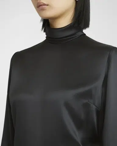 Dolce & Gabbana High-Neck Silk Top | Thumbnail 5