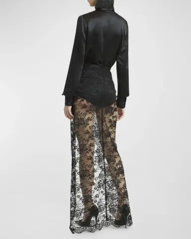 Dolce & Gabbana High-Neck Silk Top | Thumbnail 6