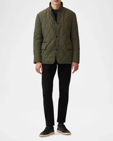 Rodd & Gunn Men's Elsthorpe Quilted Canvas Jacket | Thumbnail 2