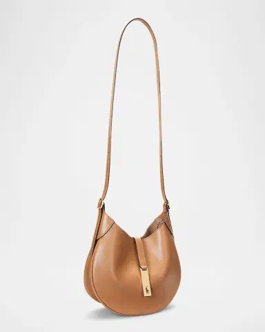 Polo Ralph Lauren Polo ID Leather Small Shoulder Bag | Thumbnail 7
