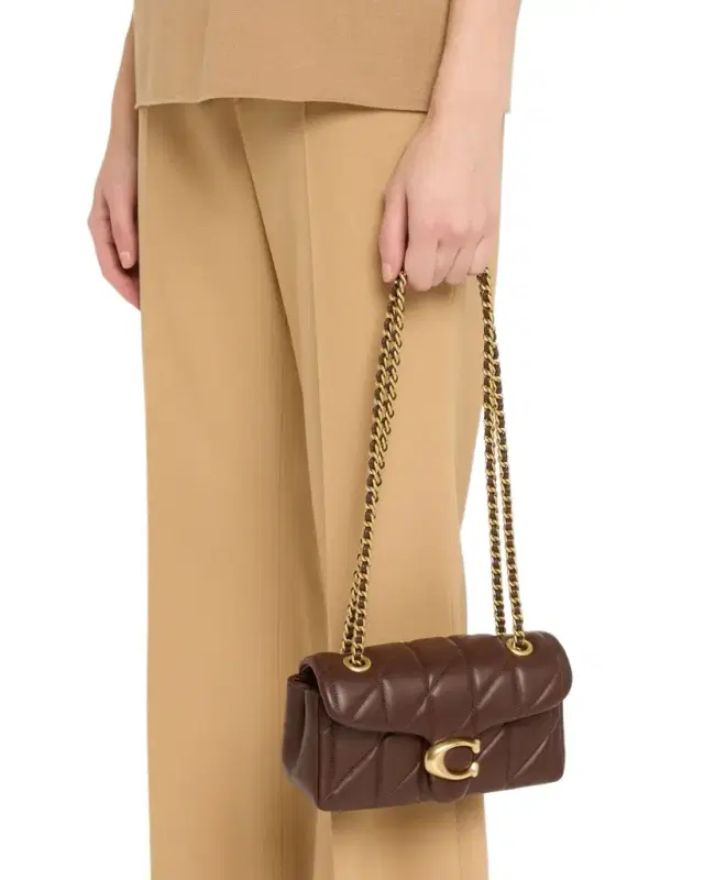 Tabby 20 Quilted Leather Shoulder Bag with Chain