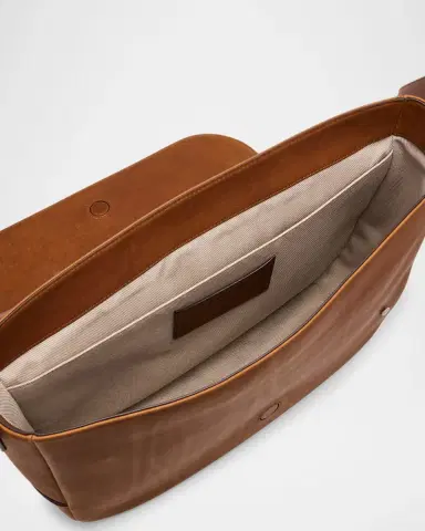 Shinola Men's Runwell Leather Messenger Bag | Thumbnail 8 Shinola Men's Runwell Leather Messenger Bag | Thumbnail 8