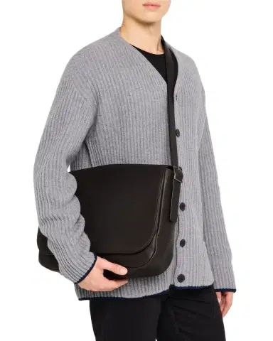 Shinola Men's Runwell Leather Messenger Bag | Thumbnail 1 Shinola Men's Runwell Leather Messenger Bag | Thumbnail 1