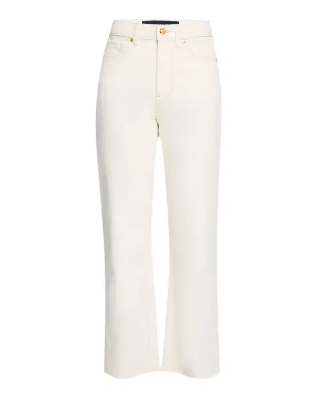 Dylan High-Rise Straight Ankle Jeans