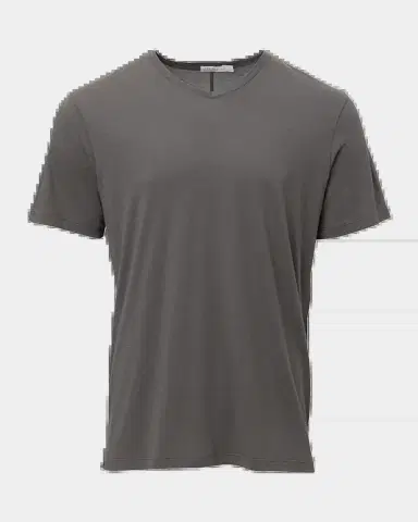 Barefoot Dreams Men's Malibu Collection Cotton Modal V-Neck T-Shirt | Thumbnail 3