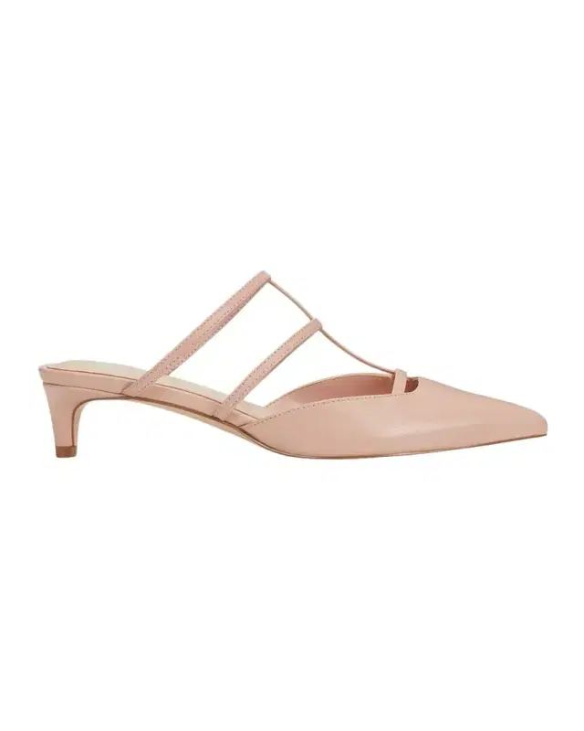 Marc Fisher LTD Kodie Leathe T-Strap Mule Pumps