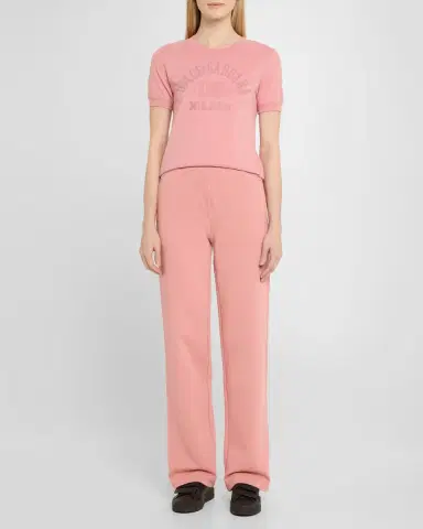 Dolce & Gabbana College Logo Jersey Slim-Fit Top | Thumbnail 2