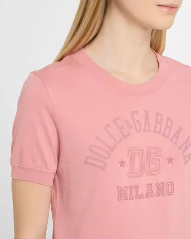 Dolce & Gabbana College Logo Jersey Slim-Fit Top | Thumbnail 5