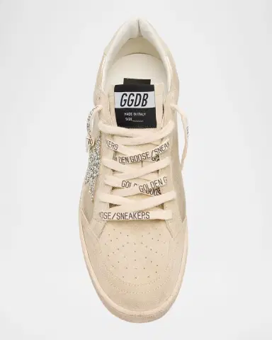 Golden Goose Ball Star Metallic Glitter Low-Top Sneakers | Thumbnail 6 Golden Goose Ball Star Metallic Glitter Low-Top Sneakers | Thumbnail 6