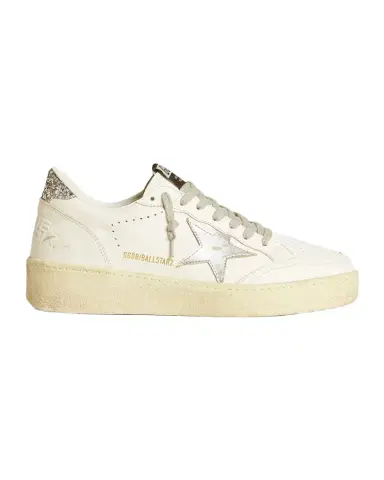 Golden Goose Ball Star Crystal Leather Low-Top Sneakers | Thumbnail 1 Golden Goose Ball Star Crystal Leather Low-Top Sneakers | Thumbnail 1
