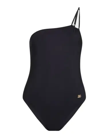 Dolce & Gabbana Asymmetric One-Piece Swimsuit | Thumbnail 1 Dolce & Gabbana Asymmetric One-Piece Swimsuit | Thumbnail 1