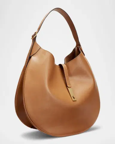 Polo Ralph Lauren Polo ID Calfskin Large Shoulder Bag | Thumbnail 8 Polo Ralph Lauren Polo ID Calfskin Large Shoulder Bag | Thumbnail 8