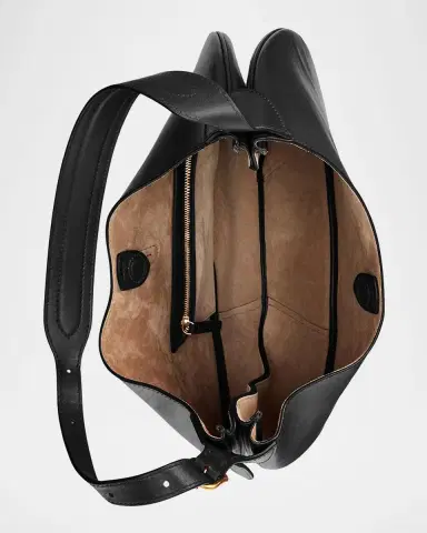 Polo Ralph Lauren Polo ID Calfskin Large Shoulder Bag | Thumbnail 4 Polo Ralph Lauren Polo ID Calfskin Large Shoulder Bag | Thumbnail 4