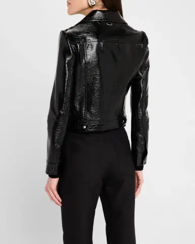 Courrèges Signature Vinyl Trucker Jacket | Thumbnail 3 Courrèges Signature Vinyl Trucker Jacket | Thumbnail 3