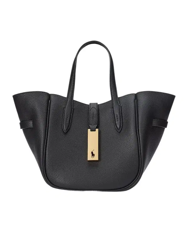 Polo Ralph Lauren Polo ID Leather Small Tote