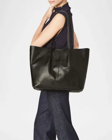 Il Bisonte Nina Pleated Leather Tote Bag | Thumbnail 2