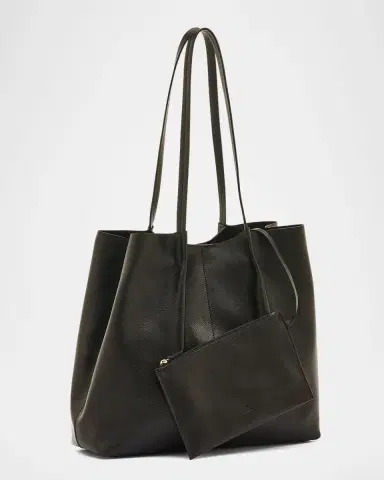 Il Bisonte Nina Pleated Leather Tote Bag | Thumbnail 4