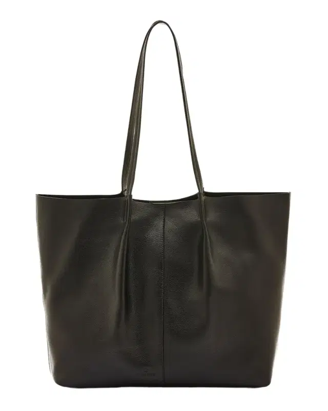 Il Bisonte Nina Pleated Leather Tote Bag