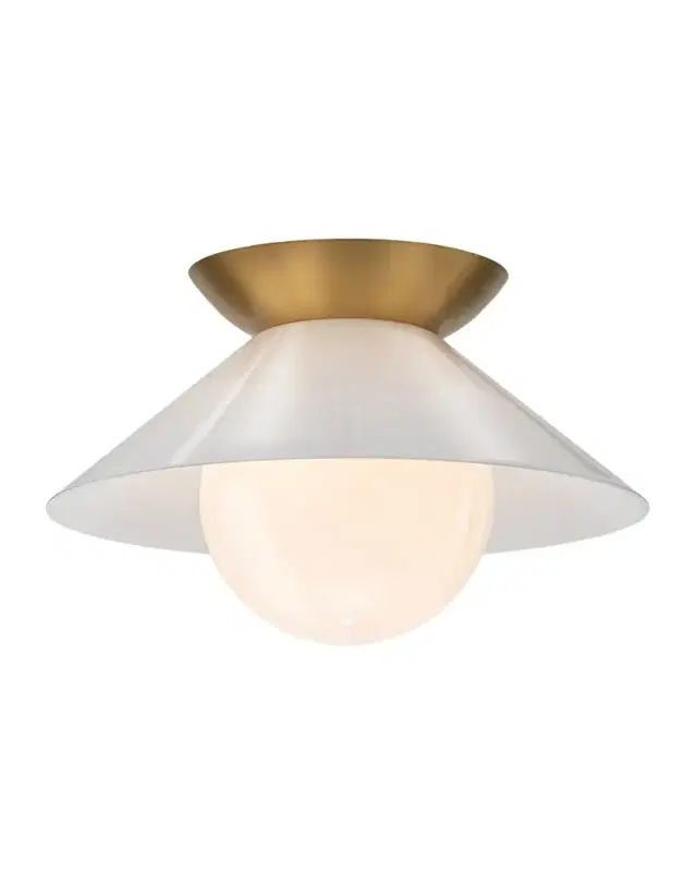 Lucas McKearn Saucer 14" Flush Mount