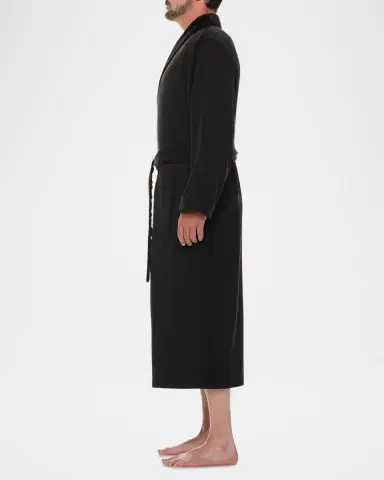Majestic International Men's Westmount Microfiber-Lined Robe | Thumbnail 3 Majestic International Men's Westmount Microfiber-Lined Robe | Thumbnail 3