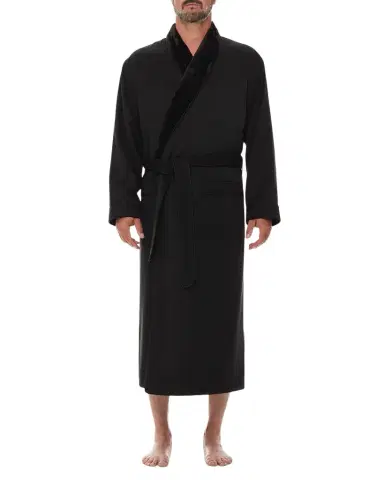Majestic International Men's Westmount Microfiber-Lined Robe | Thumbnail 1 Majestic International Men's Westmount Microfiber-Lined Robe | Thumbnail 1