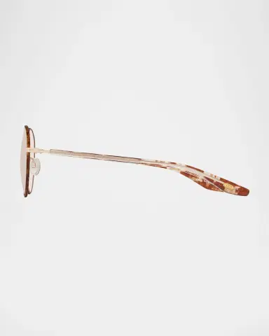 Barton Perreira Caster Round Titanium Sunglasses | Thumbnail 2 Barton Perreira Caster Round Titanium Sunglasses | Thumbnail 2
