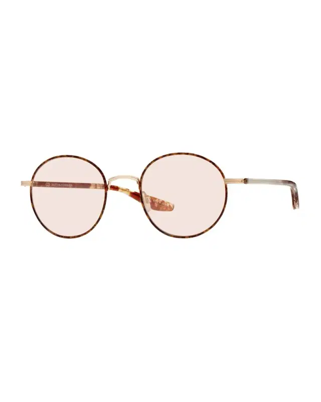 Caster Round Titanium Sunglasses