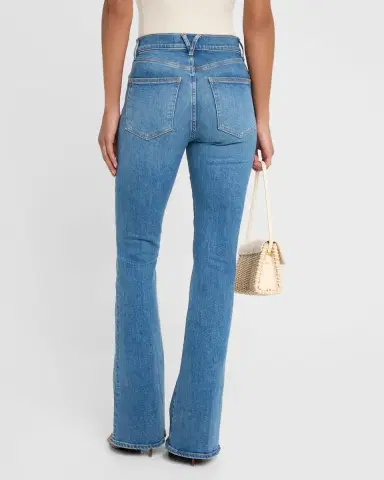 Veronica Beard Beverly High-Rise Skinny Flare Jeans | Thumbnail 3