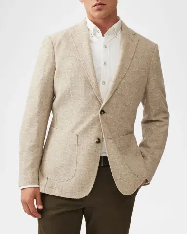 Rodd & Gunn Men's Mt Mason Melton Wool Jacket | Thumbnail 4