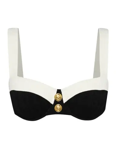 L'Agence Alexandria Colorblock Chic Bikini Top | Thumbnail 1 L'Agence Alexandria Colorblock Chic Bikini Top | Thumbnail 1