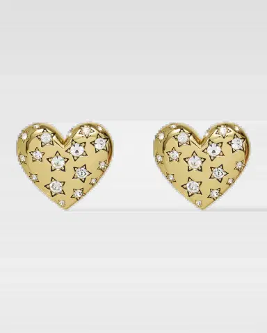Lele Sadoughi Celestial Heart Button Earrings | Thumbnail 2
