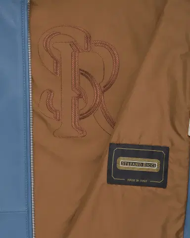 Stefano Ricci Men's Leather Full-Zip Blouson Jacket | Thumbnail 3 Stefano Ricci Men's Leather Full-Zip Blouson Jacket | Thumbnail 3