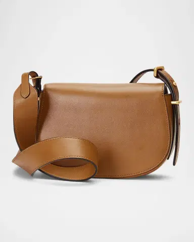 Polo Ralph Lauren Polo ID Calfskin Mini Saddle Bag | Thumbnail 5 Polo Ralph Lauren Polo ID Calfskin Mini Saddle Bag | Thumbnail 5