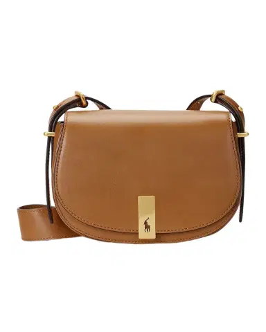Polo Ralph Lauren Polo ID Calfskin Mini Saddle Bag | Thumbnail 1 Polo Ralph Lauren Polo ID Calfskin Mini Saddle Bag | Thumbnail 1