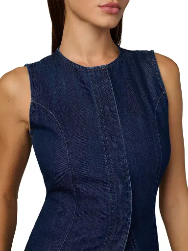 Joe's Jeans Women's The Seamed Denim Tunic - Honor - Size XS | Thumbnail 2