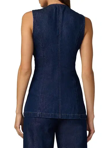 Joe's Jeans Women's The Seamed Denim Tunic - Honor - Size XS | Thumbnail 5
